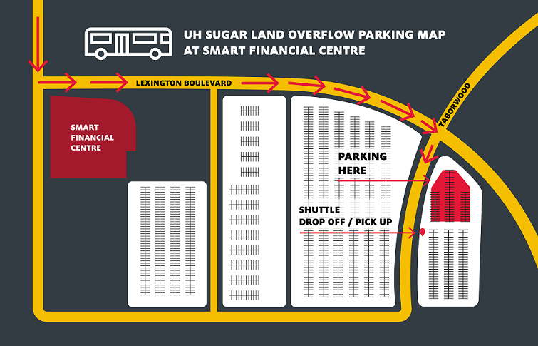 Overflow Parking Map at SFC