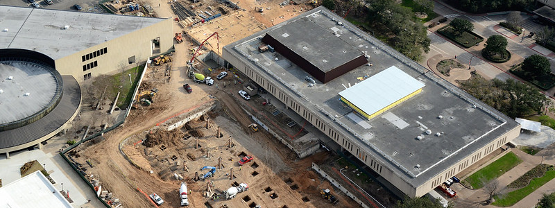 Aerial view of the Student Center