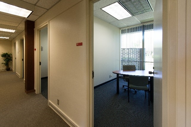 on-campus interview room