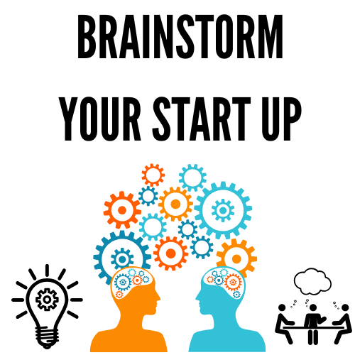Team members engaged in a brainstorming session, sharing ideas for a startup, surrounded by notes and digital devices.