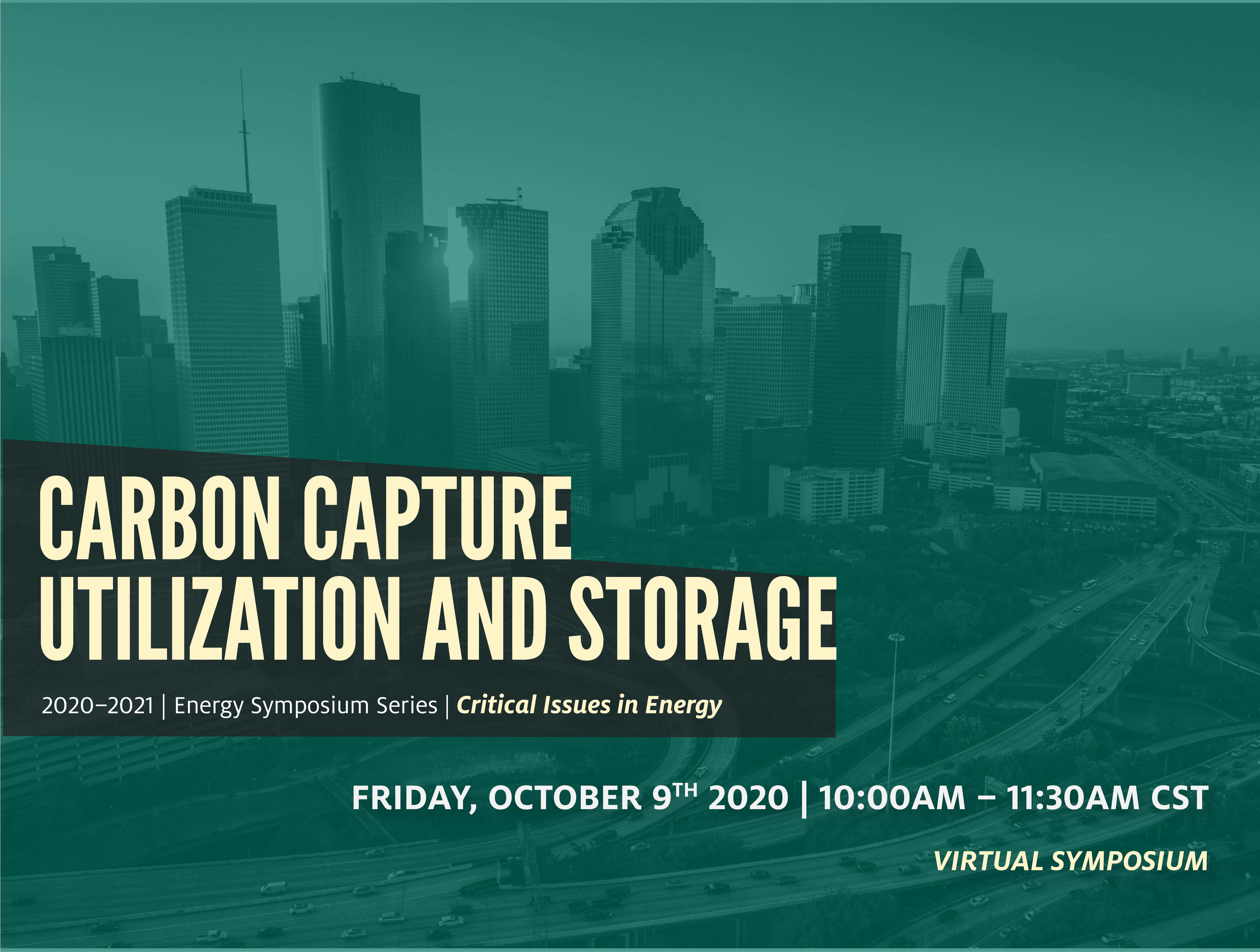 Houston: The Low-Carbon Energy Capital - A Roadmap: Carbon Capture Utilization and Storage