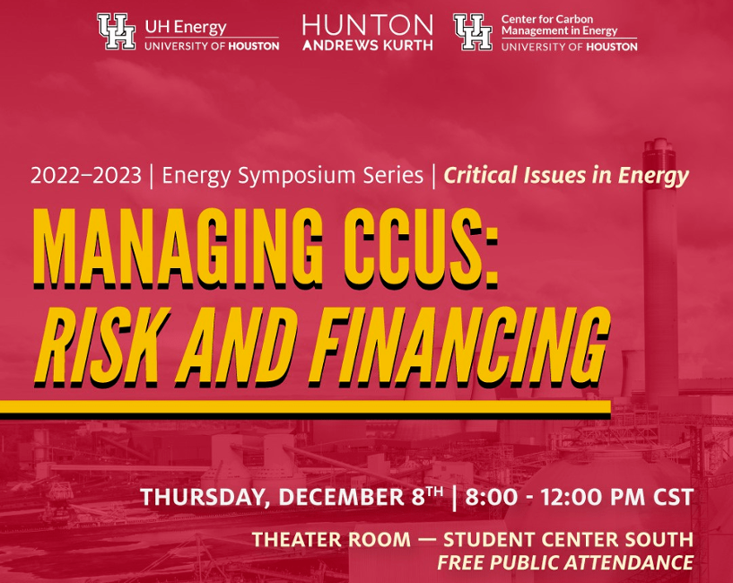 Experts Examine CCUS Risk Management During Energy Symposium - Click here to read this article