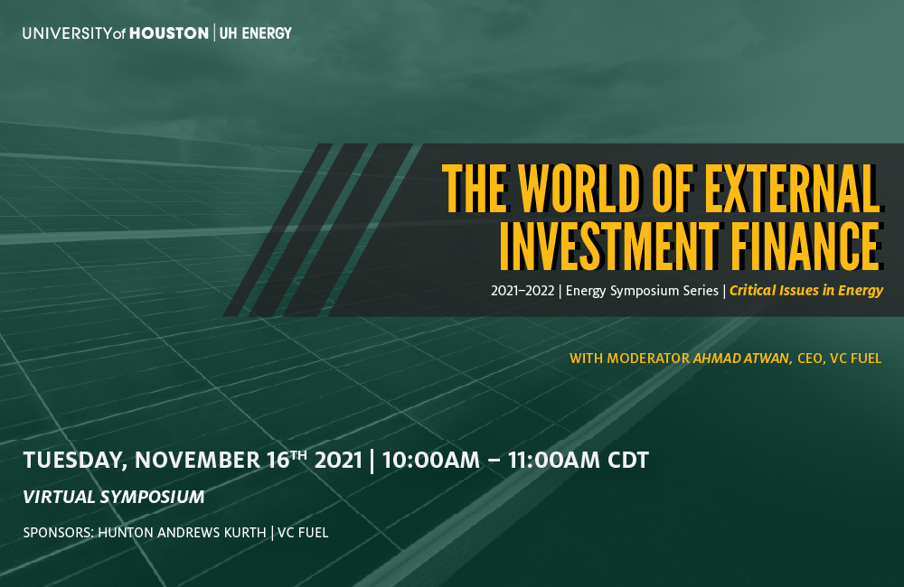 Investing in the Energy Transition Series: The World of External Investment Finance Image