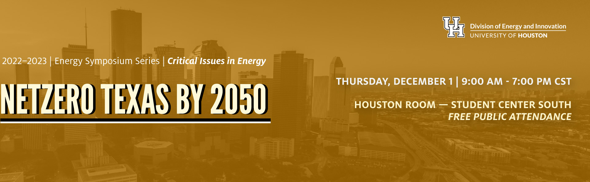 UH Energy Symposium - Netzero Texas by 2050