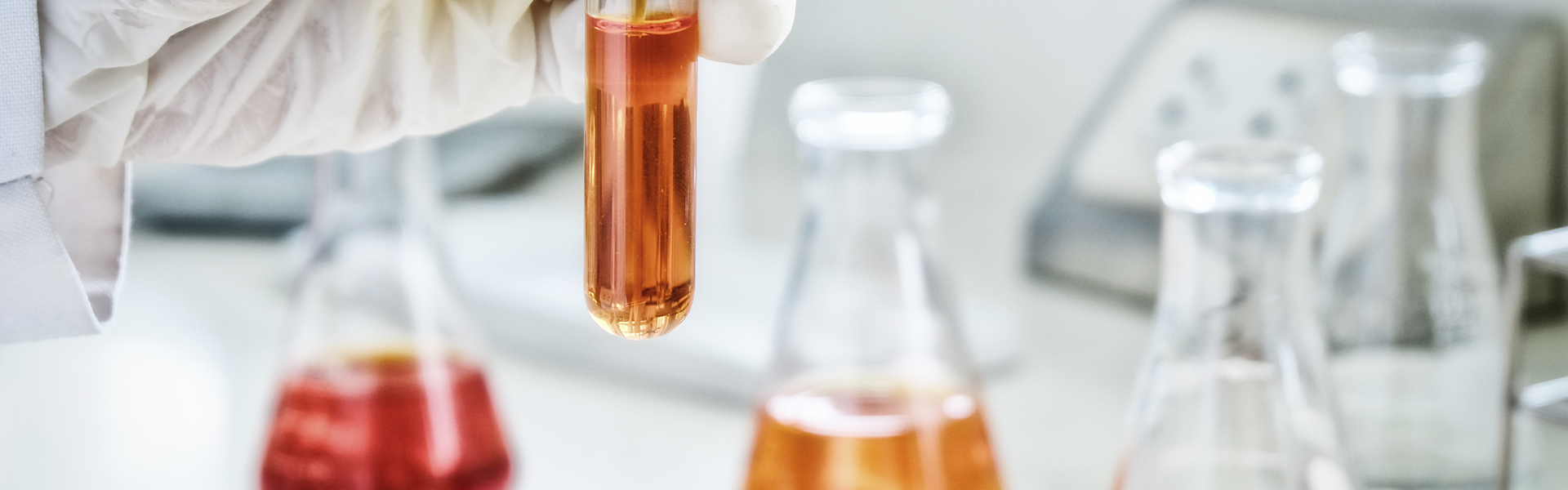 Image of Research Beakers and Tubes