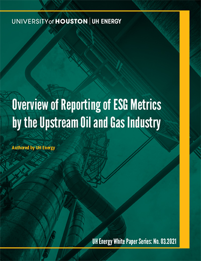 Click this image to read the Overview of Reporting of ESG Metrics by the Upstream Oil and Gas Industry White Paper
