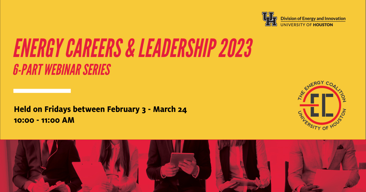 Energy Career & Leadership Webinars and the Certificate in Energy Leadership Image