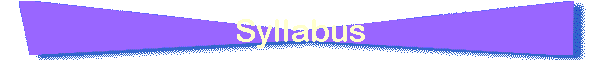 Syllabus